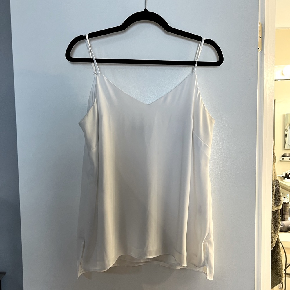 WHBM- white tank top shell!